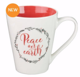Peace on Earth Christmas mug