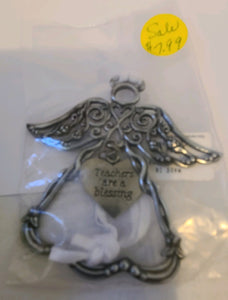 Metal Angel Ornament - Teachers