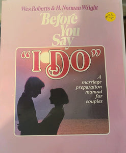 Before You say "I Do"