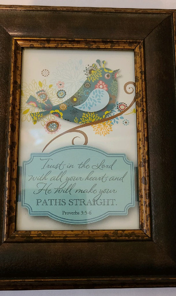 Trust in the Lord Decor Frame