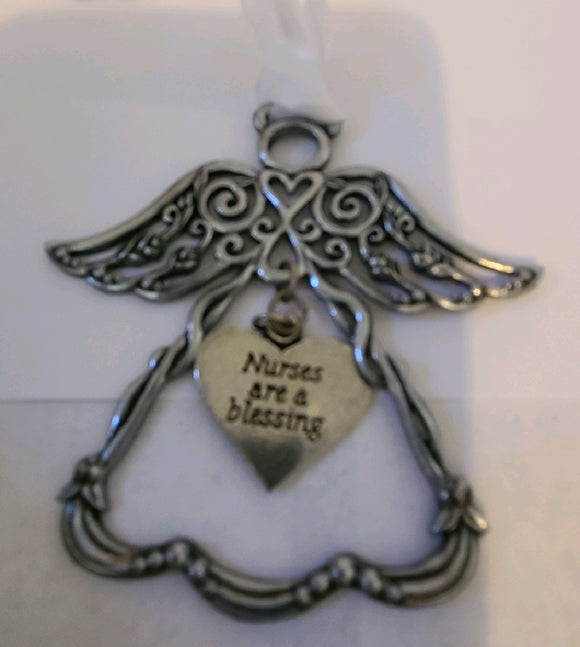 Metal Angel Ornament - Nurses