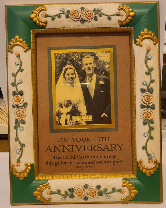25th Anniversary photo frame