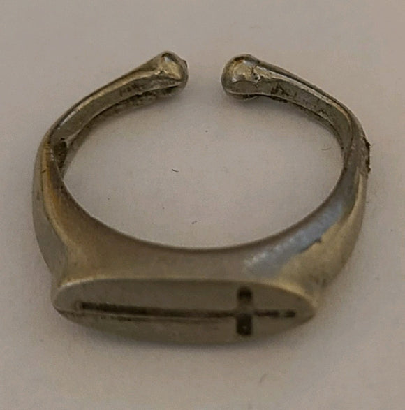 Small Cross Toe Ring