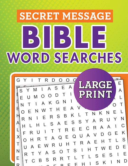 Secret Message Large Print Bible Word Search