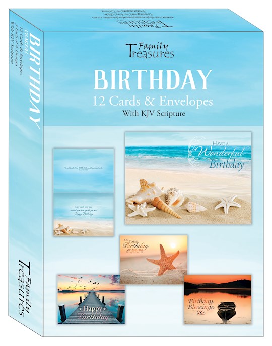 Coastal Birthday Boxed Cards