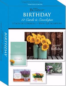 Flower Pot Birthday Cards