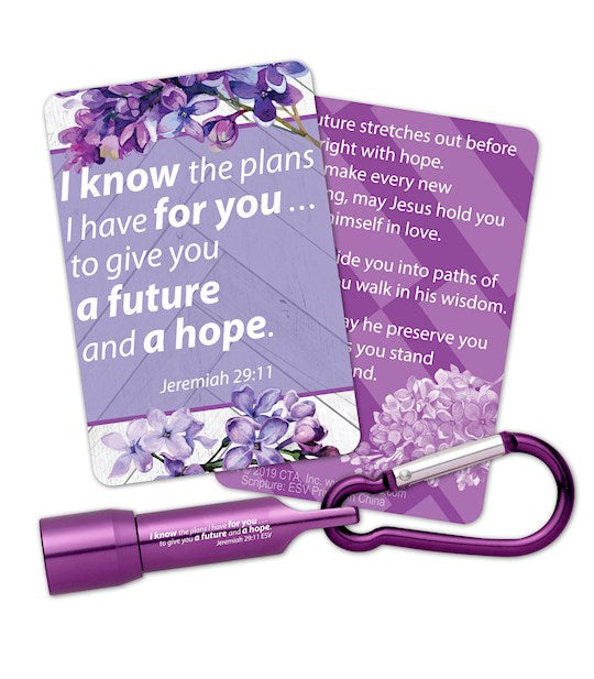 For I Know the Plans Mini-light & Card