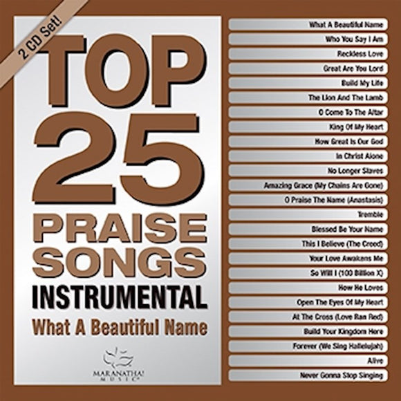 Top 25 Praise Songs Instrumental (What a Beautiful Name)