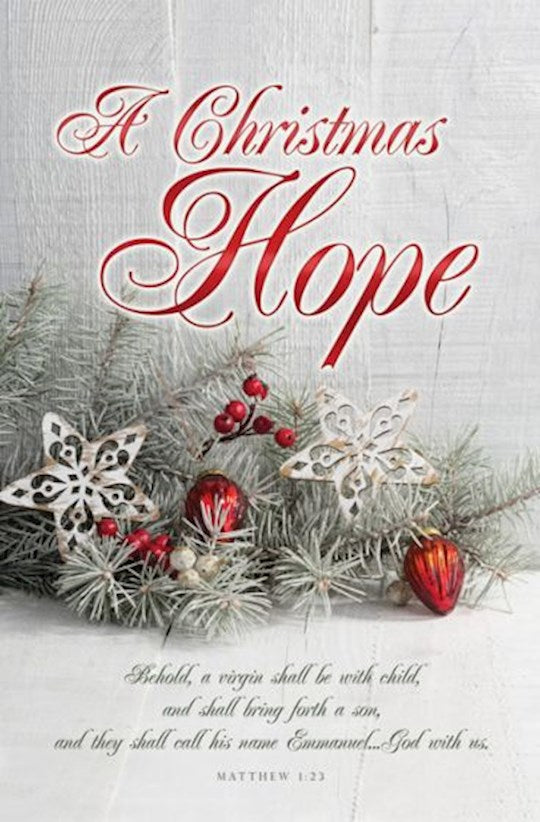 A Christmas Hope Bulletin