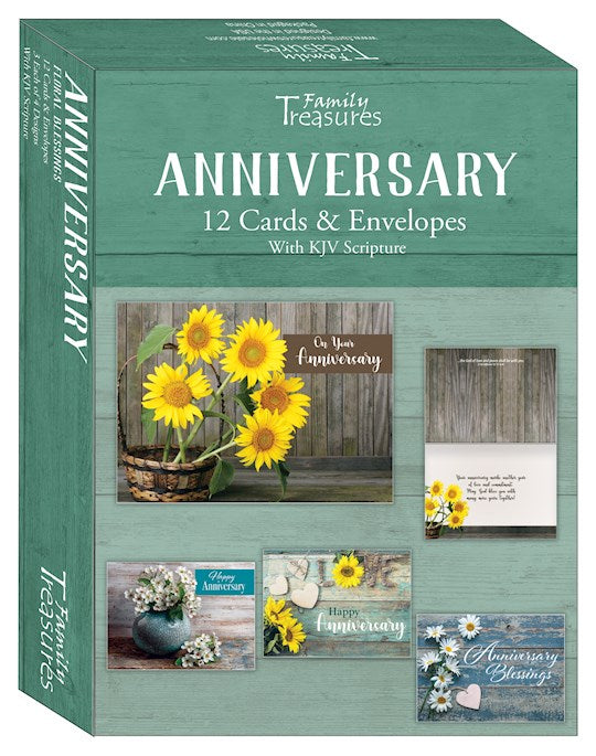 Floral Blessings Anniversary Boxed Cards