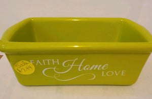 Faith Home Love Mini Loaf Pan