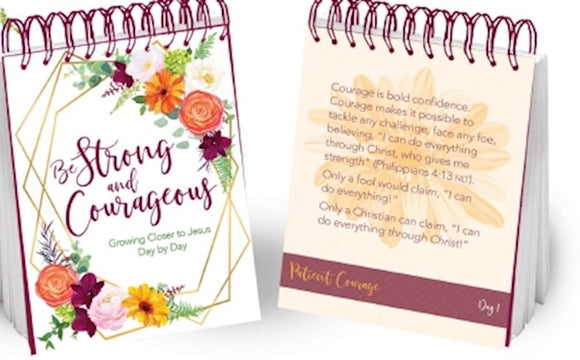 Be Strong & Courageous Devotional Flip Book