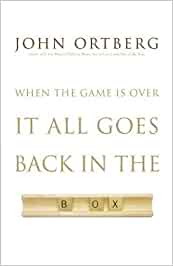 When the game is over it all goes back in the box