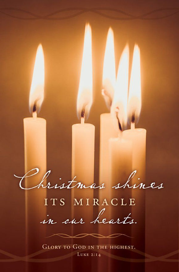 Christmas Shines its Miracle Christmas Bulletins