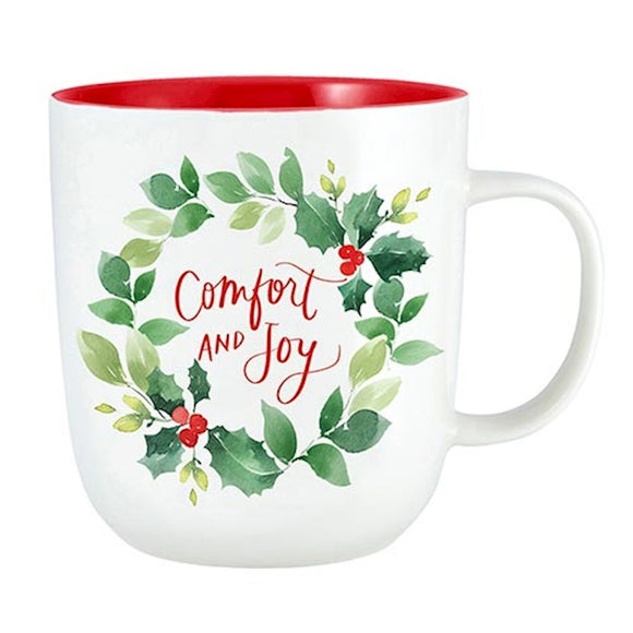 Comfort and Joy Christmas Mug