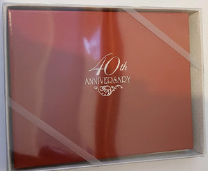 40th Anniversary Guest Book