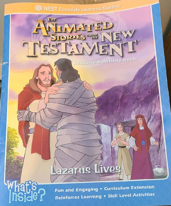 The Animated Stories from the New Testament w/DVD - Lazarus Lives