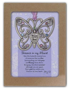 Forever in my Heart Butterfly Ornament