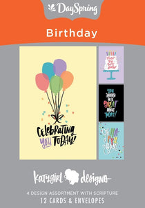 KatyGirl Designs Birthday Boxed Cards