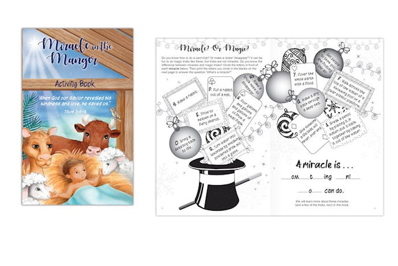 Miracle in the Manger Activity Book