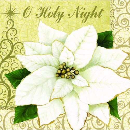 O Holy Night Christmas Napkins, Pack of 20