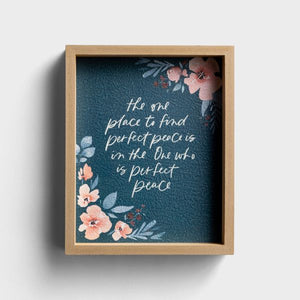 Perfect Peace Framed Art