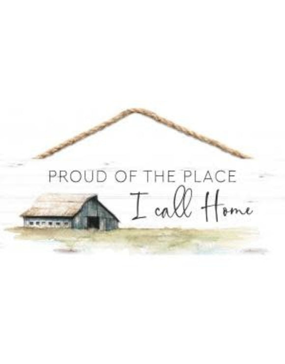 Proud of the Place I call Home - wall hanging