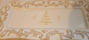 Joy rectangular ceramic Platter