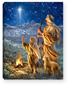 Shepherds Keeping Watch LED Tabletop with Timer