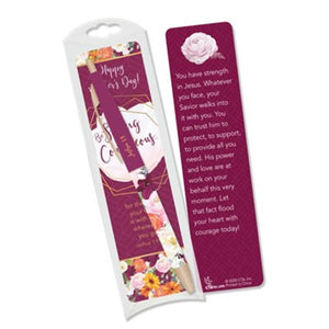 Be Strong and Courageous Bookmark and Pen