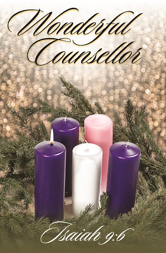 Wonderful Counselor Advent/Christmas Bulletin